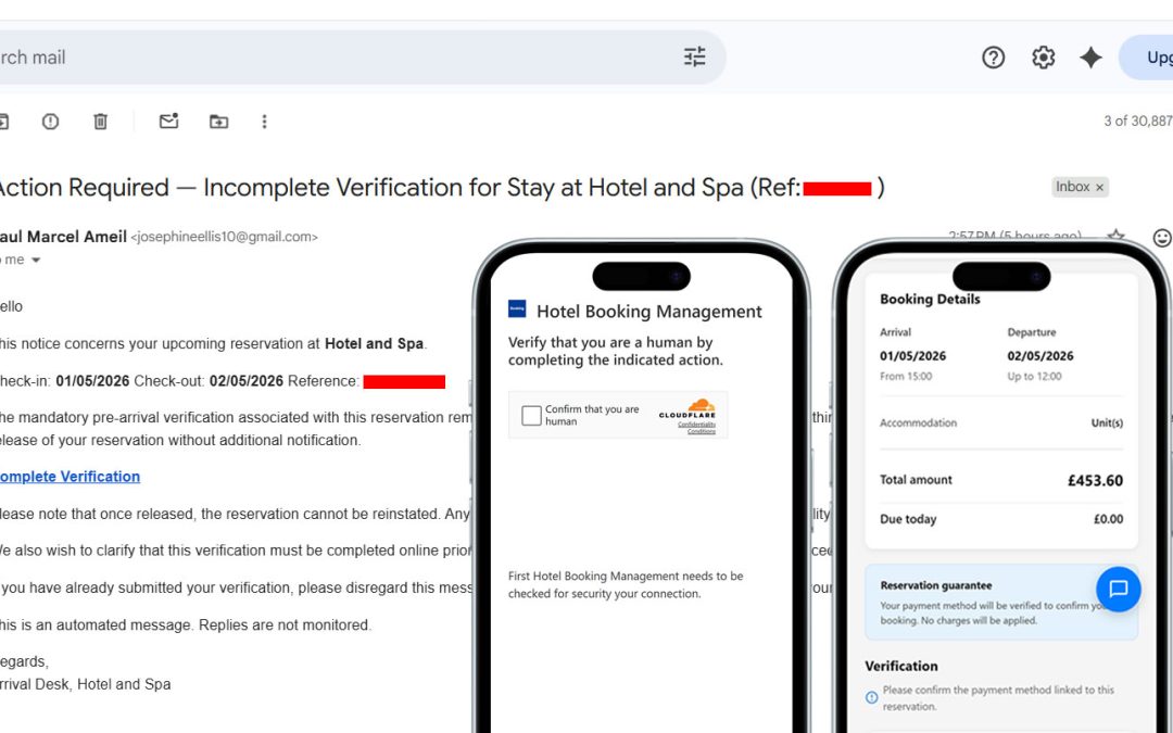 Scam Alert – Watch Out for the “bookingconfirm.org” Phishing Scam